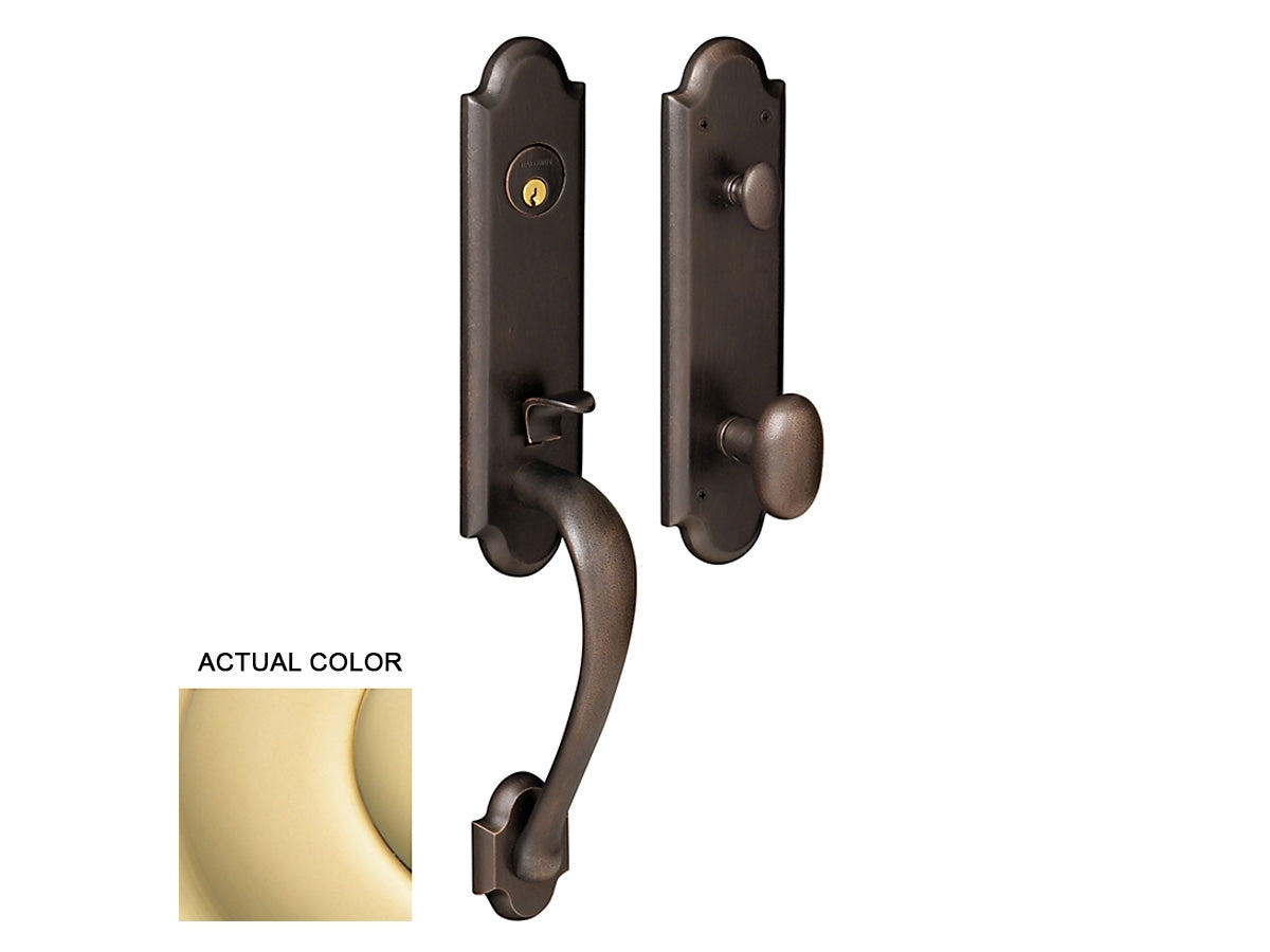 Baldwin Boulder 3/4 Handleset Non-Lacquered Brass 031