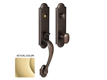 Baldwin Boulder 3/4 Handleset Non-Lacquered Brass 031