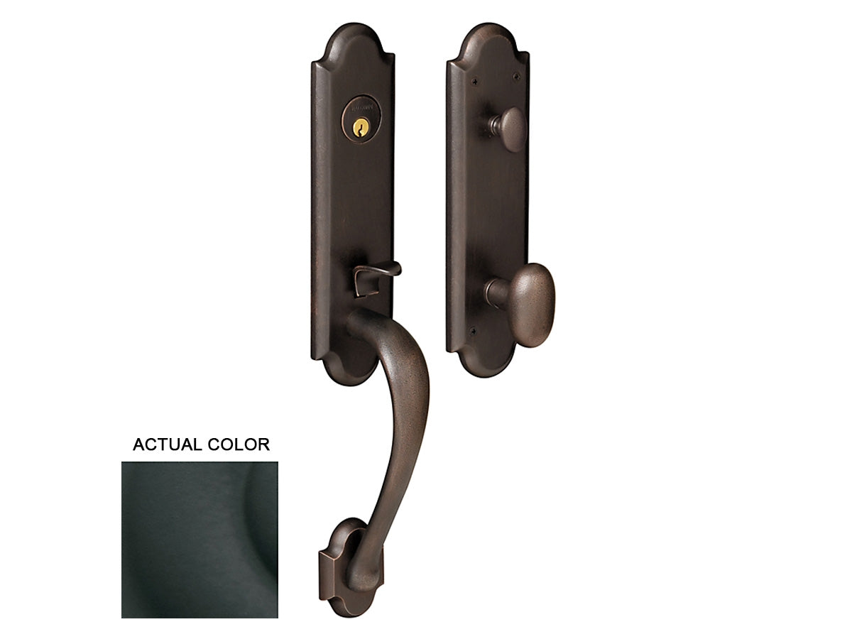Baldwin Boulder 3/4 Handleset Satin Black 190