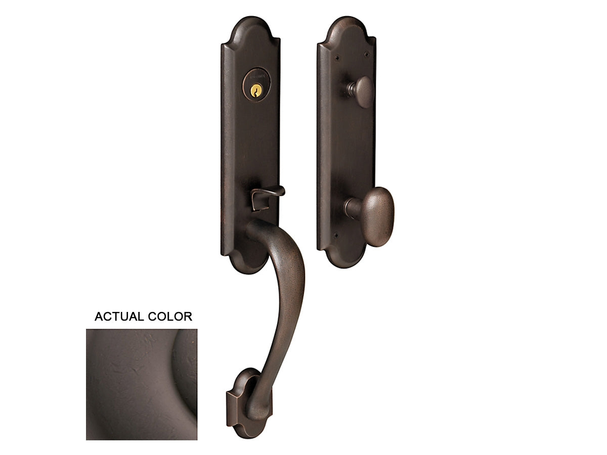 Baldwin Boulder 3/4 Handleset Distressed Venetian Bronze 412