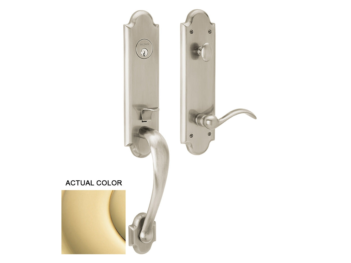 Baldwin Boulder 3/4 Handleset Non-Lacquered Brass 031
