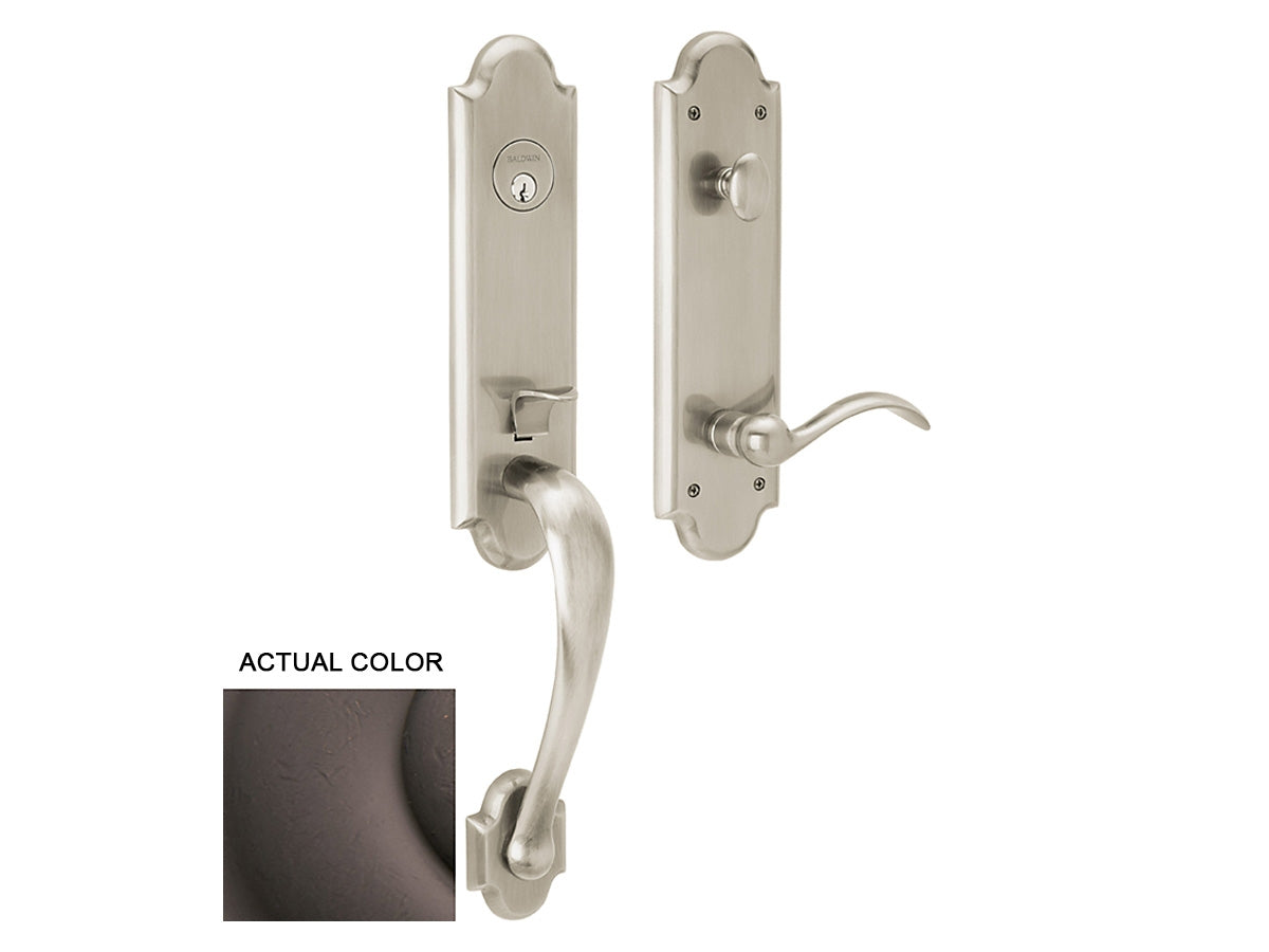 Baldwin Boulder 3/4 Handleset Distressed Venetian Bronze 412