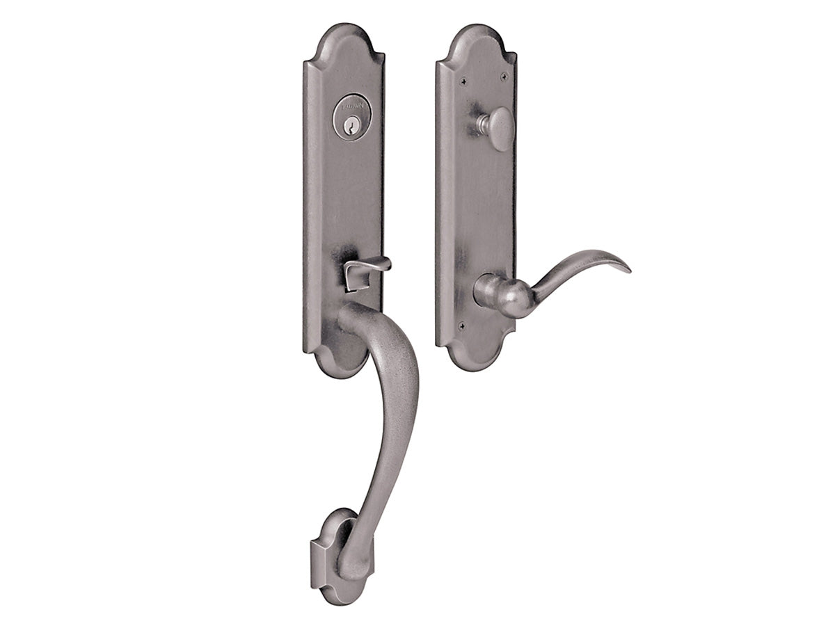 Baldwin Boulder 3/4 Handleset Distressed Antique Nickel 452