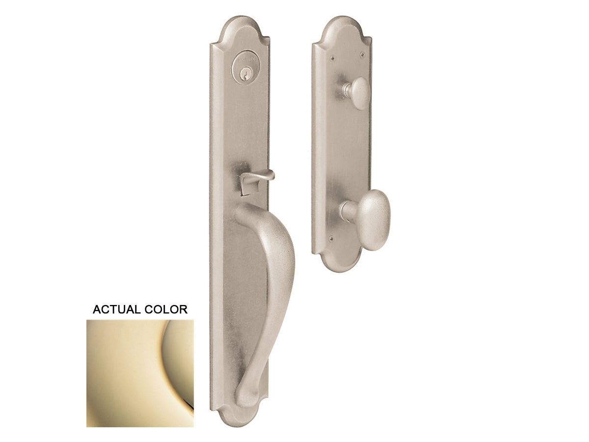 Baldwin Boulder Full Handleset Lifetime Polished Brass 003