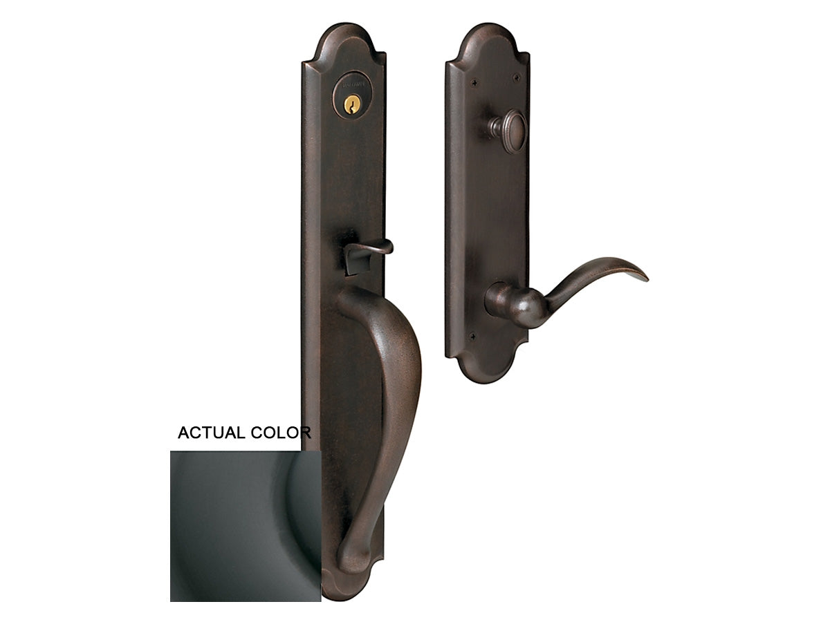 Baldwin Boulder Full Handleset Oil-Rubbed Bronze 102