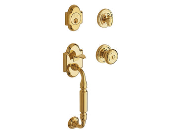 Baldwin Canterbury Sectional Trim Lifetime Polished Brass 003