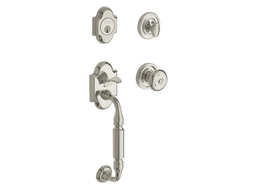 Baldwin Canterbury Sectional Trim Polished Nickel with Lifetime Finish 055