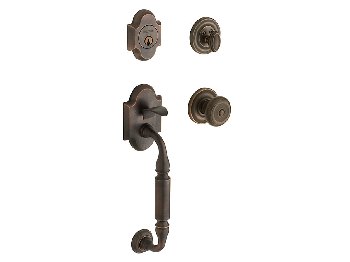 Baldwin Canterbury Sectional Trim Distressed Oil-Rubbed Bronze 402