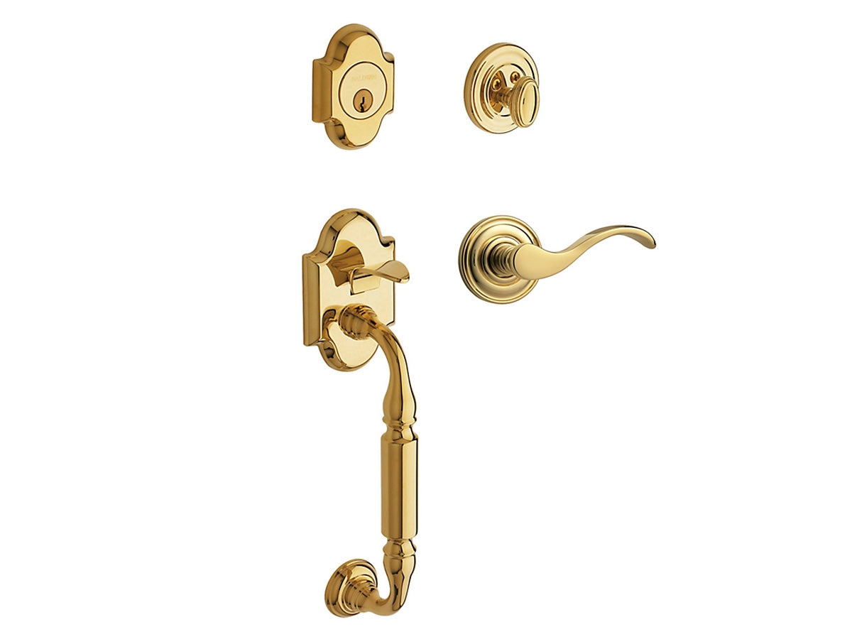 Baldwin Canterbury Sectional Trim Lifetime Polished Brass 003