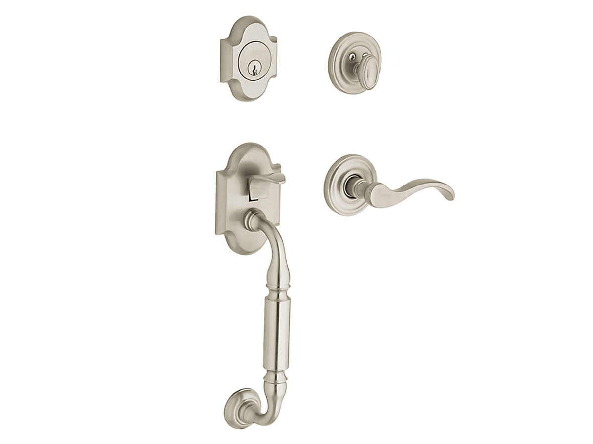 Baldwin Canterbury Sectional Trim Satin Nickel with Lifetime Finish 056