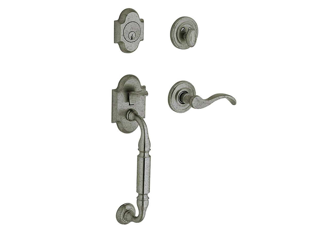 Baldwin Canterbury Sectional Trim Distressed Antique Nickel 452