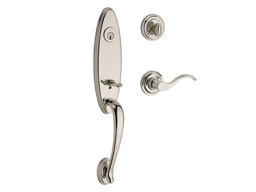 Baldwin Chesapeake Handleset Polished Nickel 141