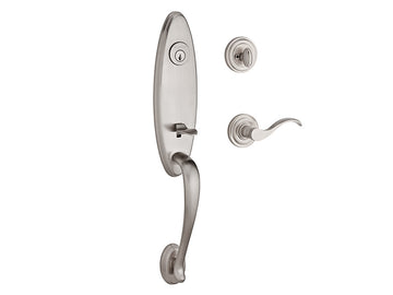 Baldwin Chesapeake Handleset Satin Nickel 150