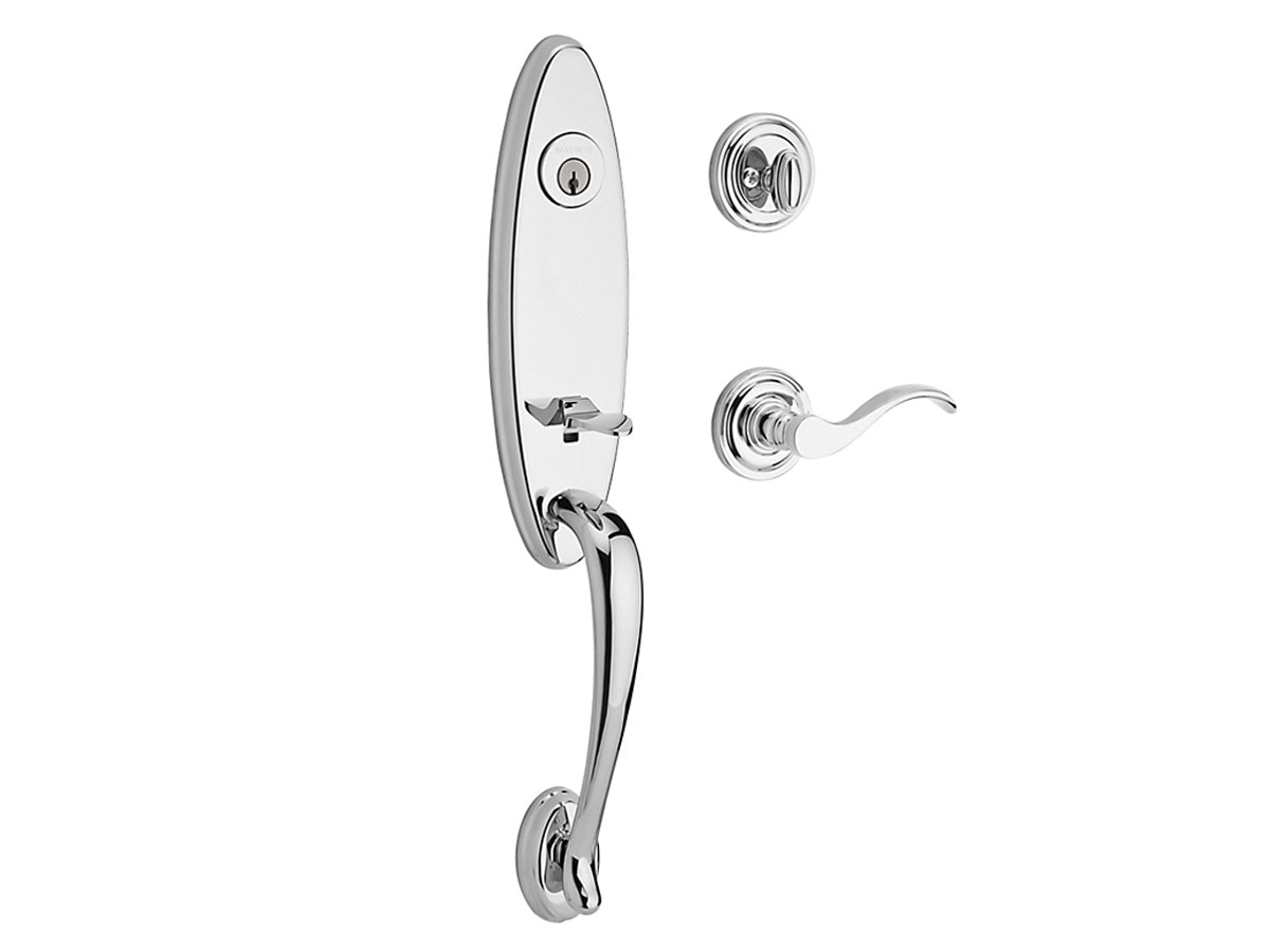 Baldwin Chesapeake Handleset Polished Chrome 260