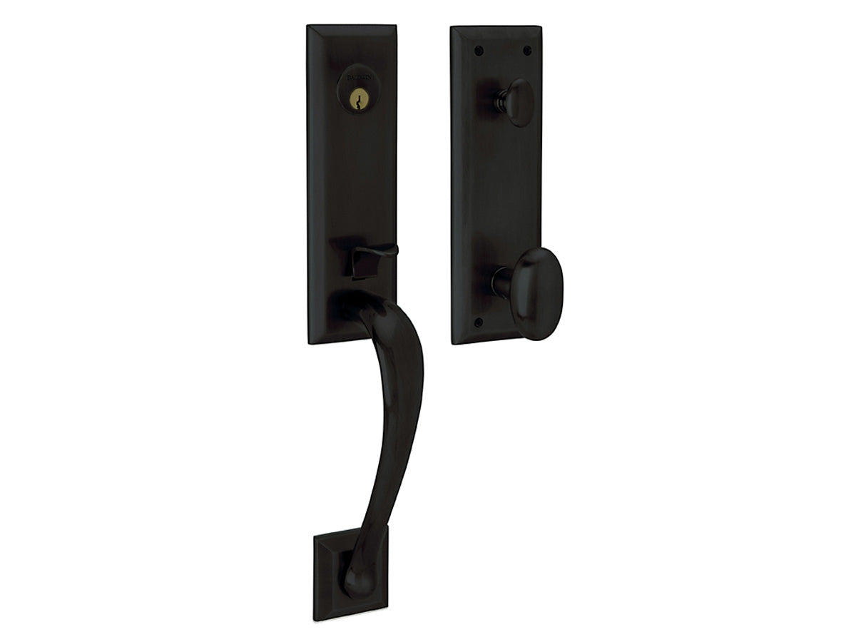 Baldwin Cody 3/4 Handleset Satin Black 190