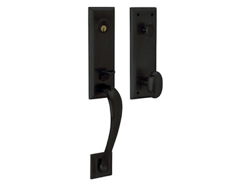 Baldwin Cody 3/4 Handleset Satin Black 190