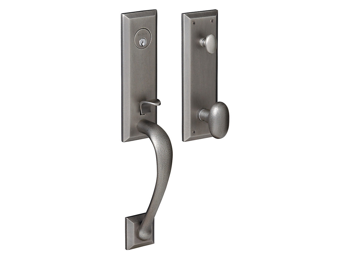 Baldwin Cody 3/4 Handleset Distressed Antique Nickel 452