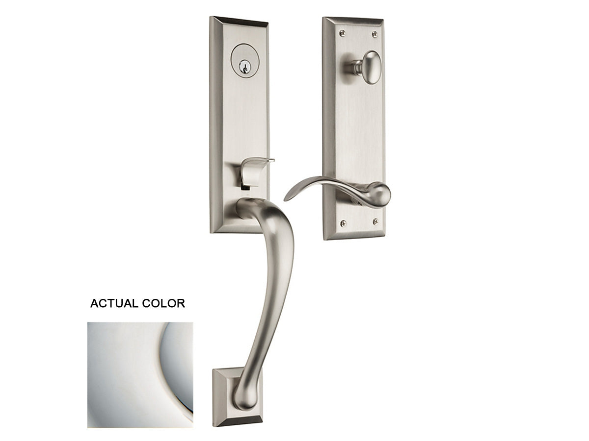 Baldwin Cody 3/4 Handleset Polished Nickel with Lifetime Finish 055