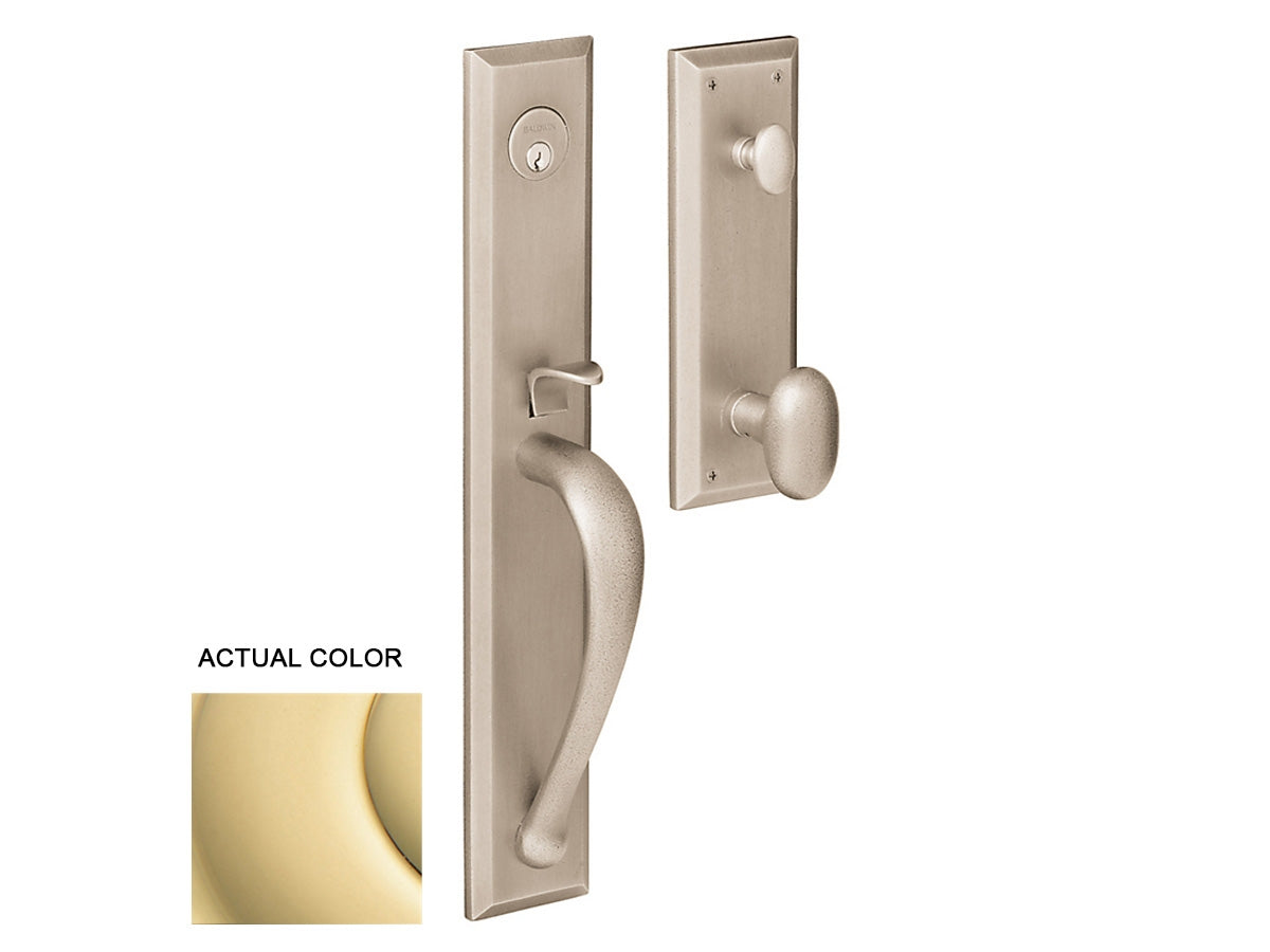 Baldwin Cody Full Handleset Non-Lacquered Brass 031