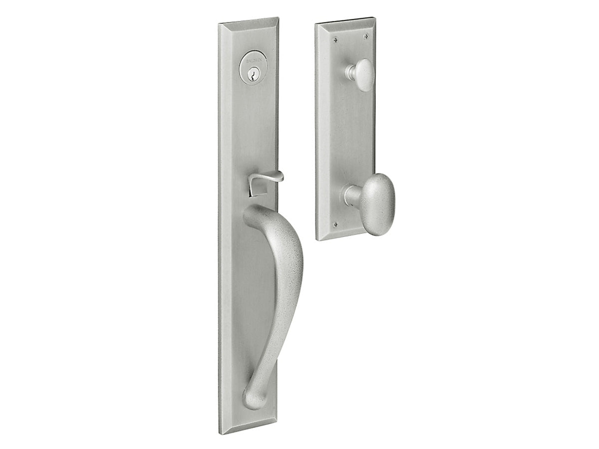 Baldwin Cody Full Handleset Satin Chrome 264