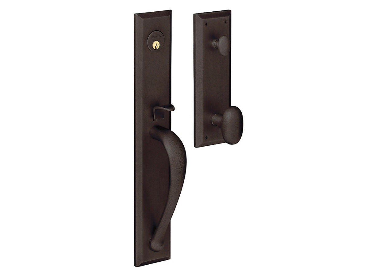 Baldwin Cody Full Handleset Distressed Venetian Bronze 412
