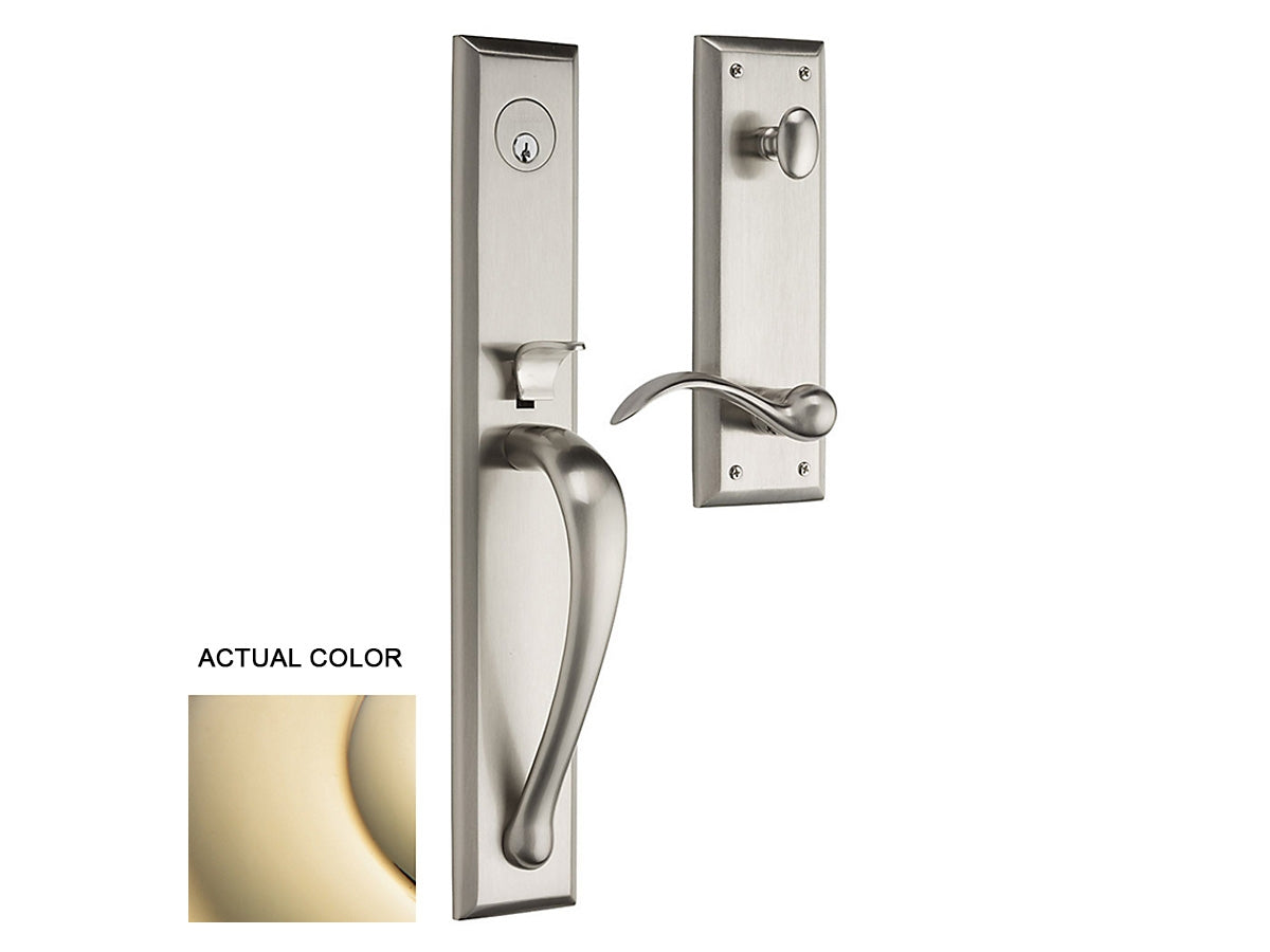 Baldwin Cody Full Handleset Lifetime Polished Brass 003