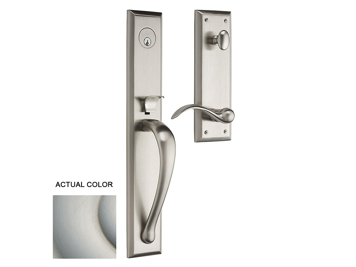 Baldwin Cody Full Handleset Satin Nickel with Lifetime Finish 056