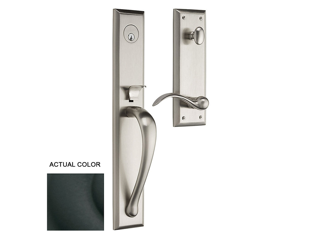 Baldwin Cody Full Handleset Satin Black 190