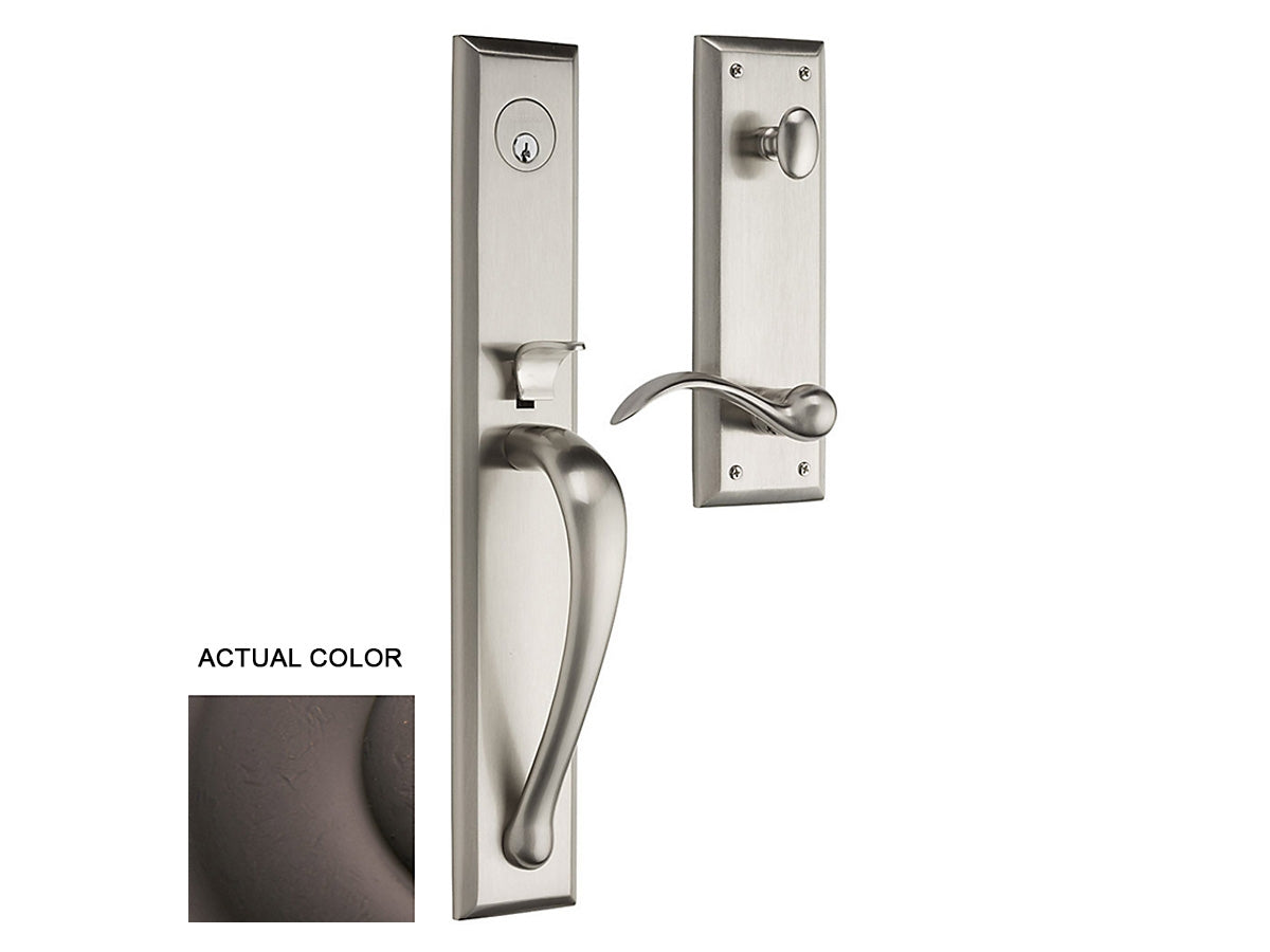 Baldwin Cody Full Handleset Distressed Venetian Bronze 412
