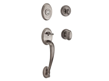 Baldwin Columbus Handleset Matte Antique Nickel 152
