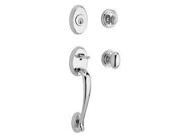 Baldwin Columbus Handleset Polished Chrome 260