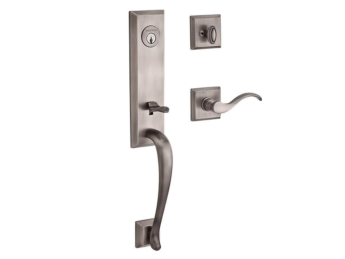 Baldwin Del Mar Handleset Matte Antique Nickel 152