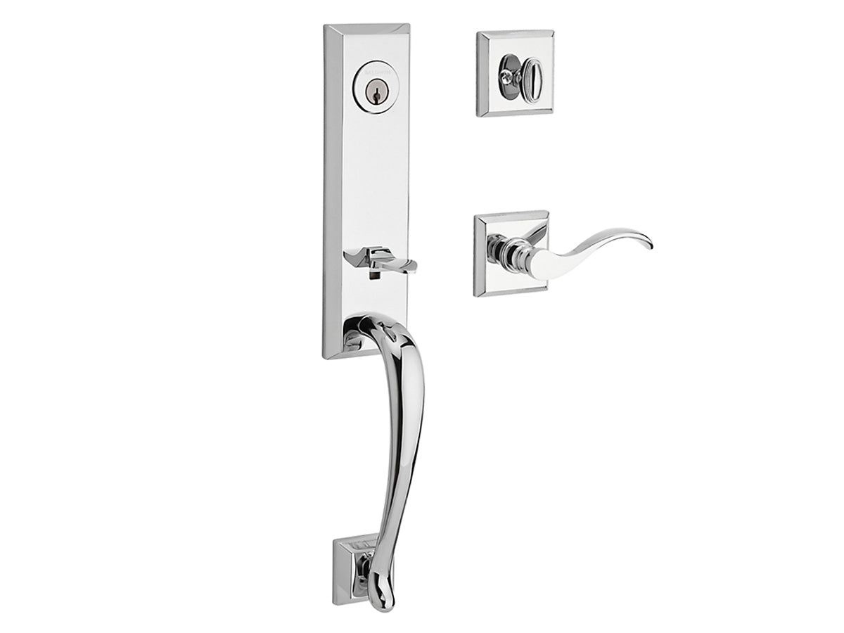 Baldwin Del Mar Handleset Polished Chrome 260