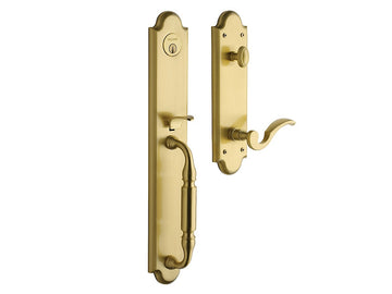 Baldwin Devonshire Emergency Egress Handleset Satin Brass 040