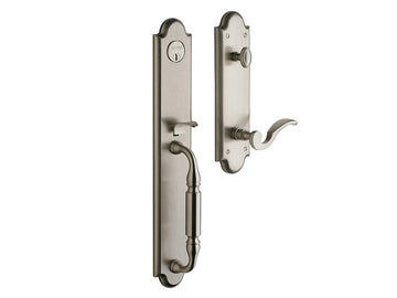 Baldwin Devonshire Emergency Egress Handleset Antique Nickel 151