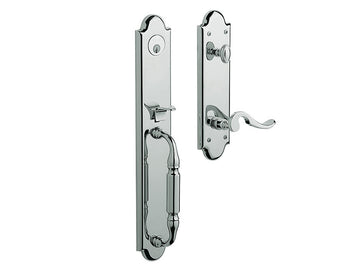 Baldwin Devonshire Emergency Egress Handleset Polished Chrome 260