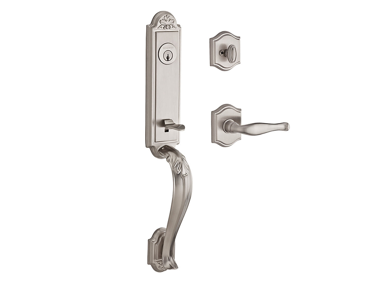 Baldwin Elizabeth Handleset Satin Nickel 150