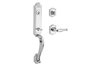 Baldwin Elizabeth Handleset Polished Chrome 260