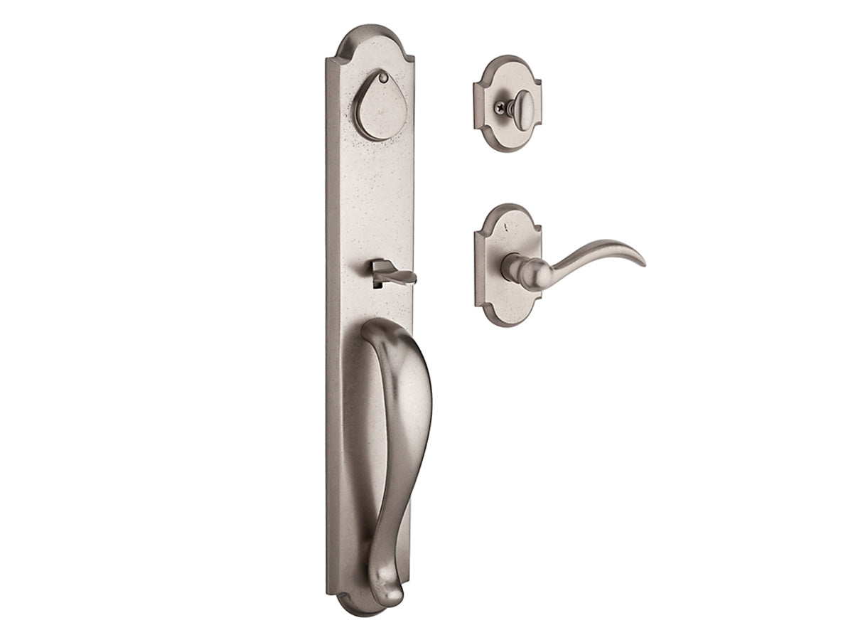 Baldwin Elkhorn Handleset White Bronze 492