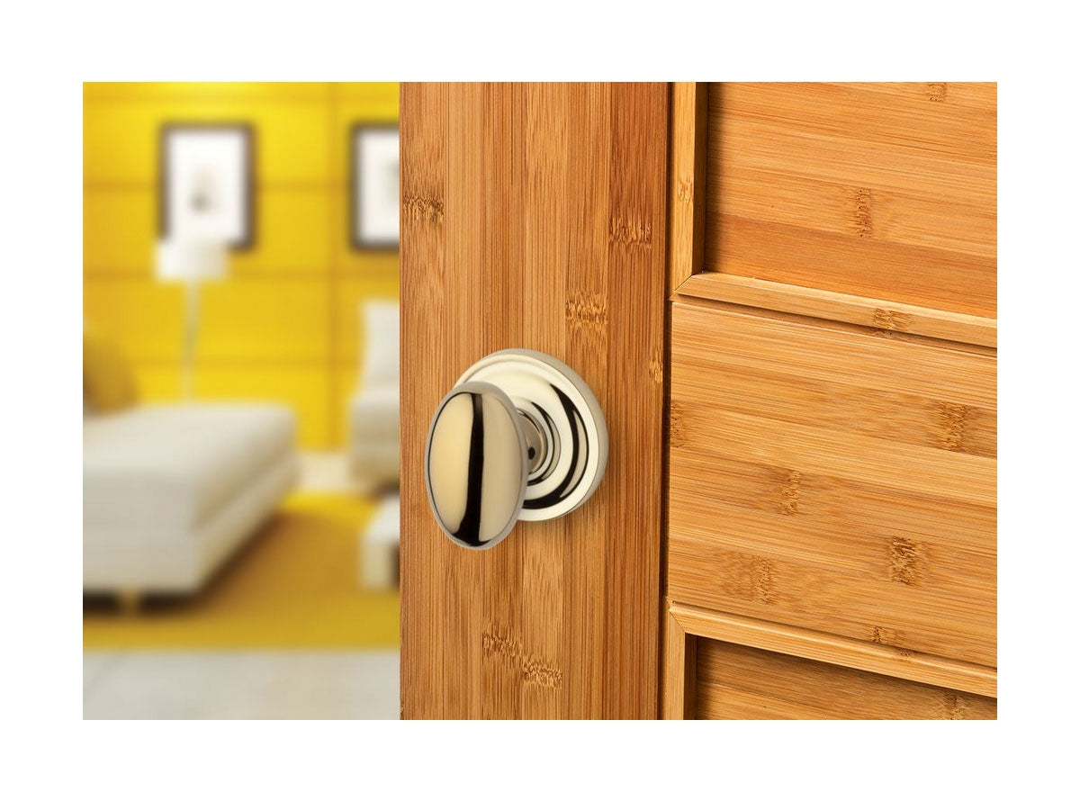 Baldwin Ellipse Reserve Brass Interior Door Knob