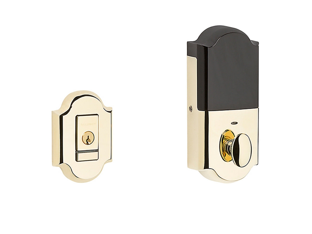 Baldwin Evolved Arched Deadbolt Lifetime Polished Brass 003