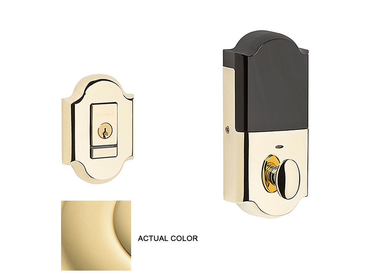 Baldwin Evolved Arched Deadbolt Non-Lacquered Brass 031