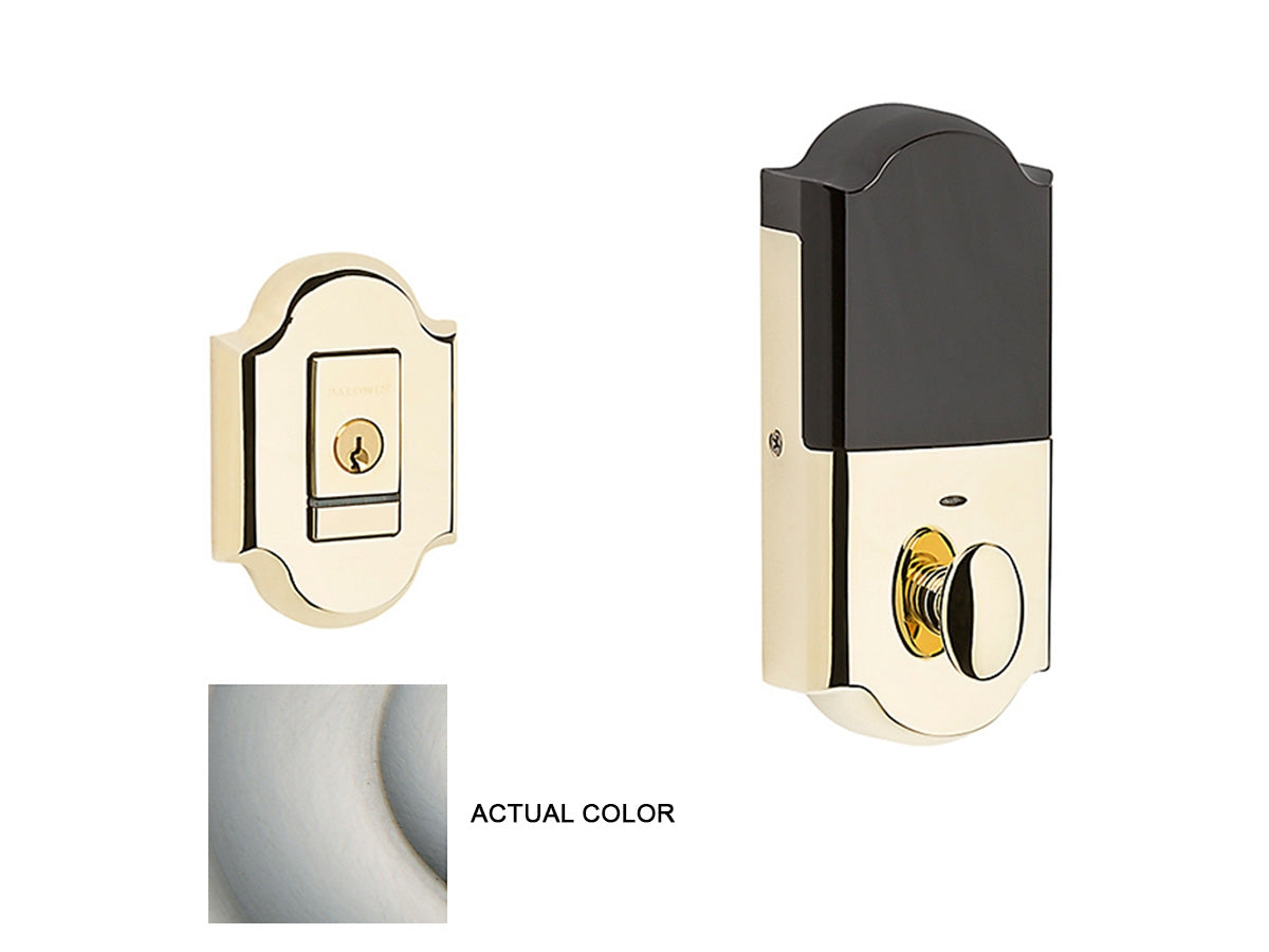 Baldwin Evolved Arched Deadbolt Satin Nickel with Lifetime Finish 056