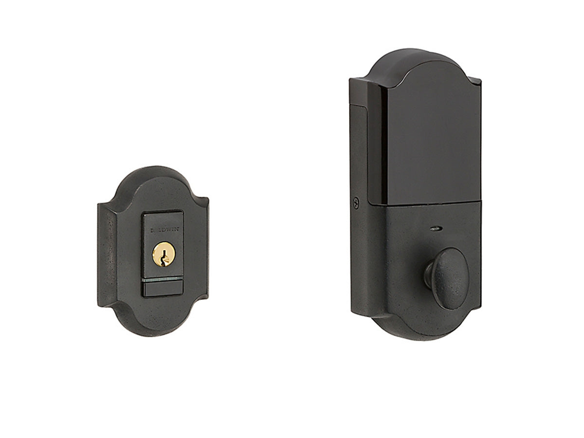 Baldwin Evolved Arched Deadbolt Distressed Oil-Rubbed Bronze 402