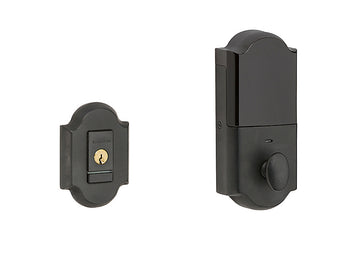 Baldwin Evolved Arched Deadbolt Distressed Oil-Rubbed Bronze 402