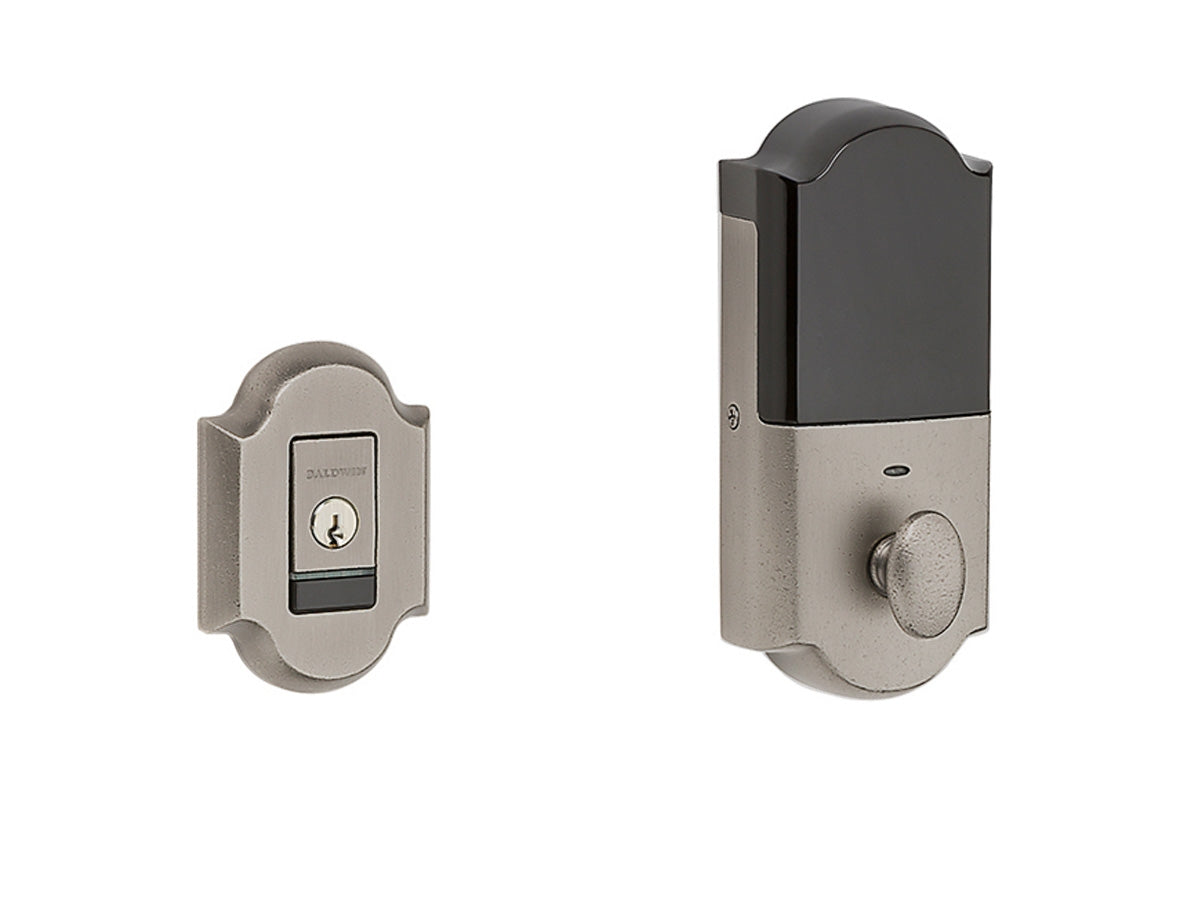 Baldwin Evolved Arched Deadbolt Distressed Antique Nickel 452