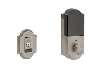 Baldwin Evolved Arched Deadbolt Distressed Antique Nickel 452