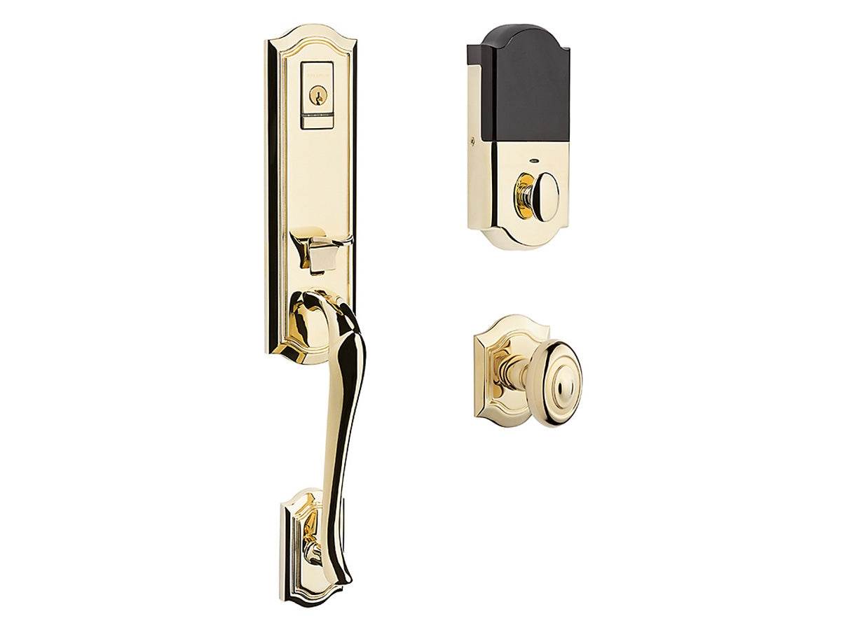 Baldwin Evolved Bethpage Handleset Lifetime Polished Brass 003