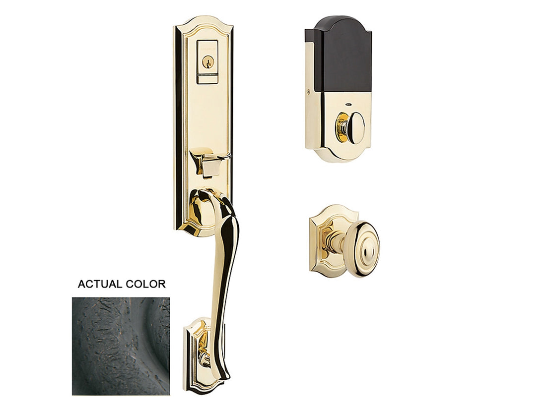 Baldwin Evolved Bethpage Handleset Distressed Oil-Rubbed Bronze 402