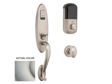 Baldwin Evolved Blakely Handleset Satin Nickel with Lifetime Finish 056